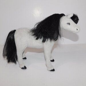 Vintage Madeline Gray Horse Clementine 9" Plush with Sound Learning Curve 2002